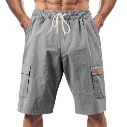 Herren Cargo-Shorts Bequem Vieltaschen Elastisch - BerlinGlamour
