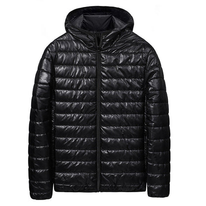 Herren Steppjacke Leicht Kapuze Atmungsaktiv