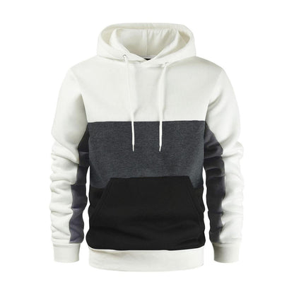 Herren Kapuzenpullover Modern mit Kontrastfarben