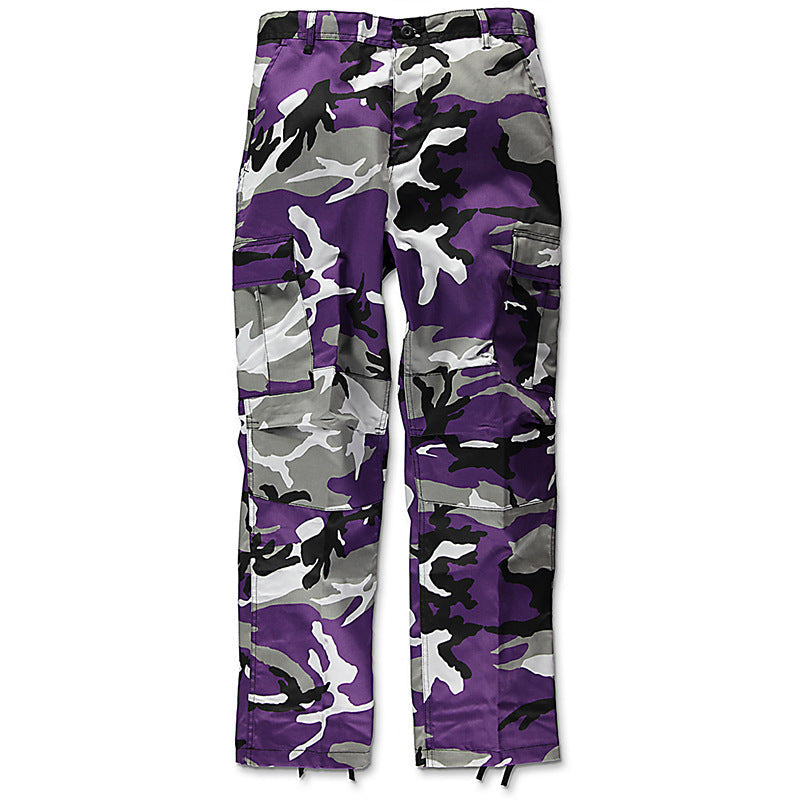 Herren Cargo-Hose Camouflage Funktionstaschen Militärstyle