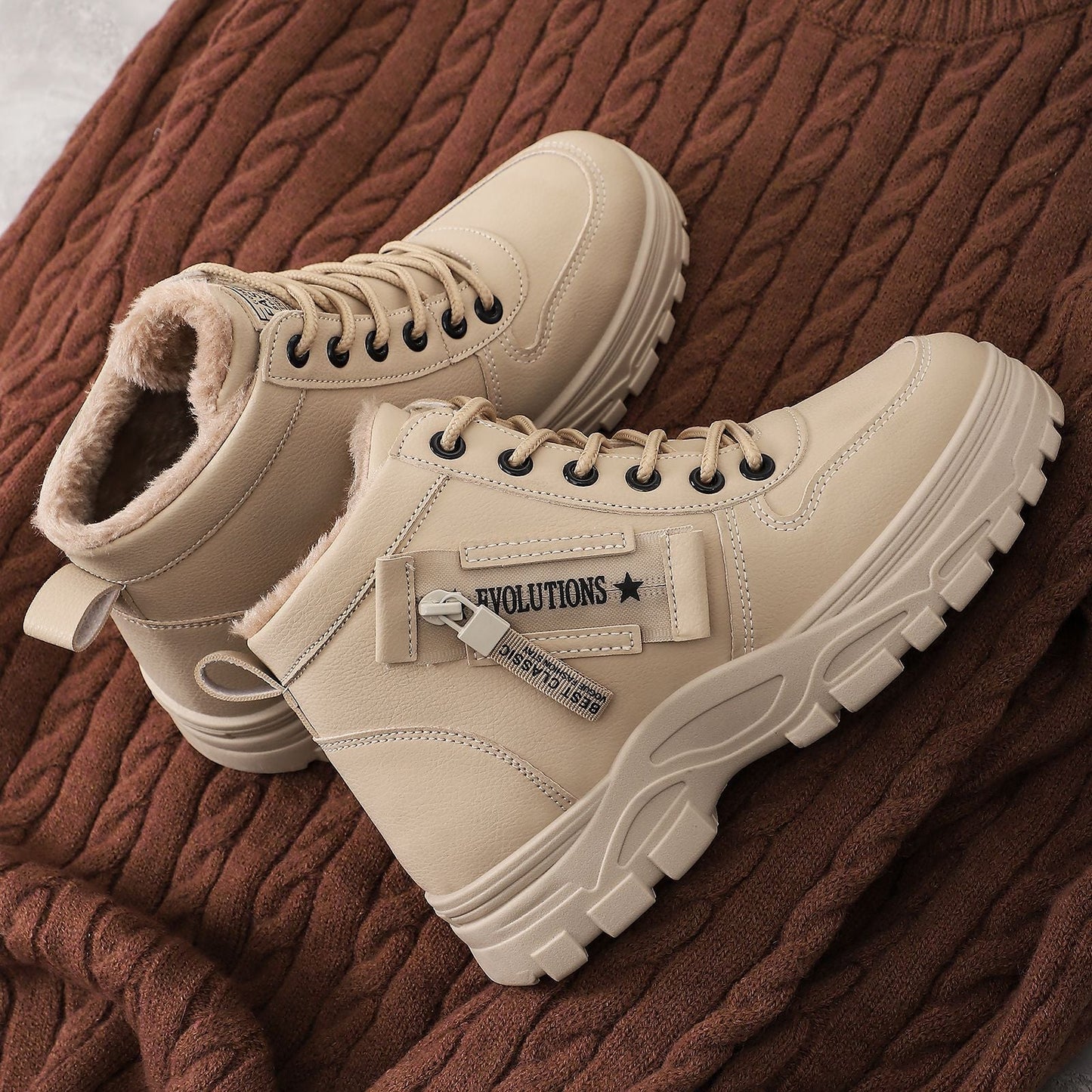Damen Winterstiefel Warm Isoliert Rutschfest Schnee - BerlinGlamour