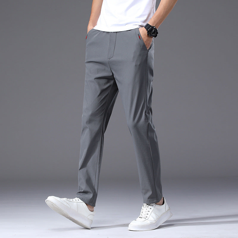 Herren Chino-Hose Bequem Elastisch Modern