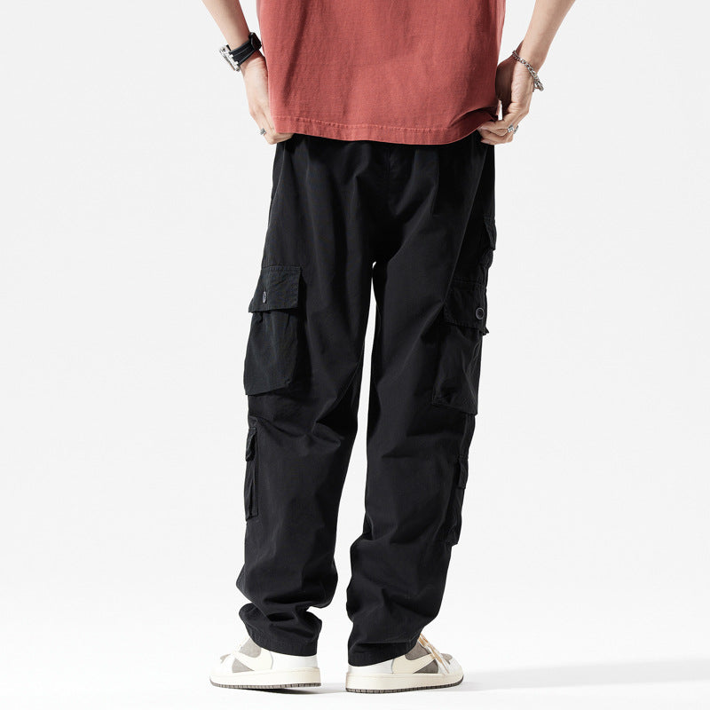 Herren Cargo-Hose Vieltaschen Elastischer Bund - BerlinGlamour