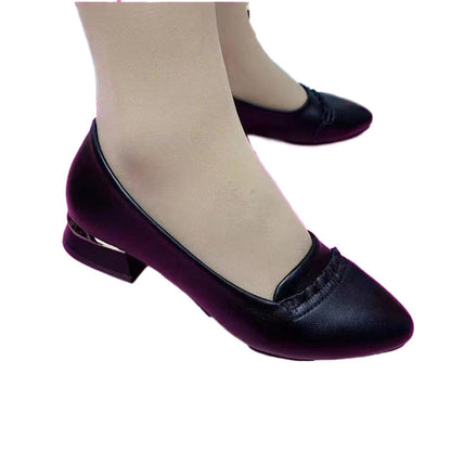 Elegante Damen Ballerinas mit Absatz und dezentem Design