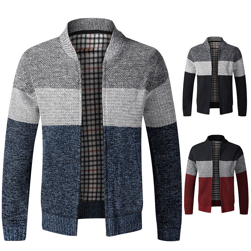 Herren Strickcardigan Modern Sportlich Oversized - BerlinGlamour