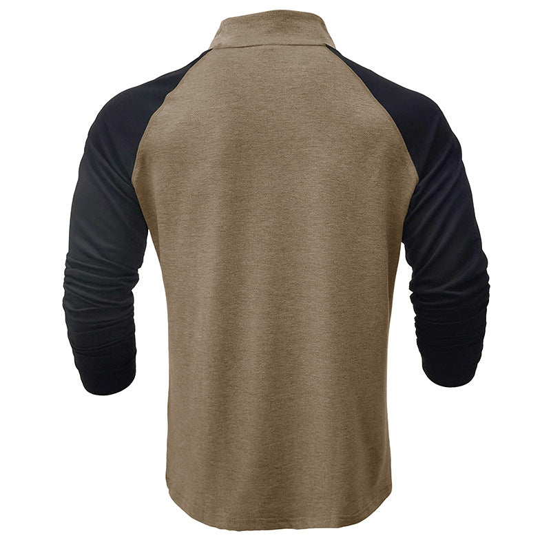 Herren Stehkragenpullover Sportlich Modern