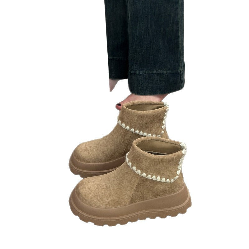 Damen Winterstiefel Bequem Warm Schnittig Modisch