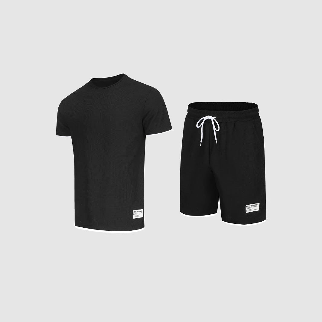 Herren Freizeit-Set Modern mit Kontrast-Details Trendy