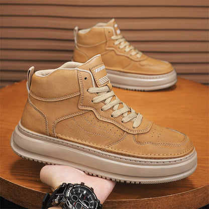 Damen Sneaker Hohe Retro Style Bequem Sneakers Frauen