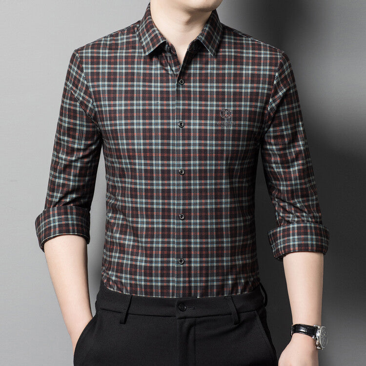 Herren Hemd Kariert Elegantes Berlin Style
