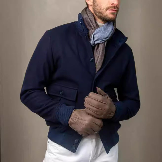 Herren Outdoorjacke Funktionell Mit Taschen Modern