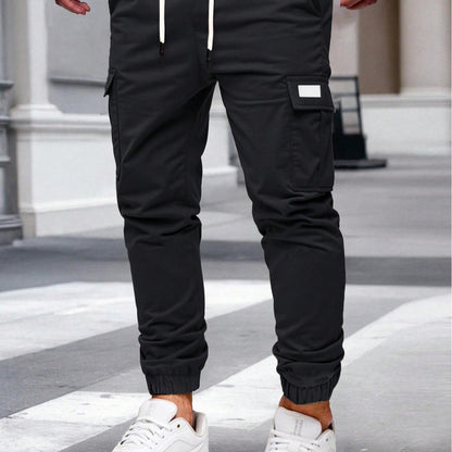Herren Cargo-Hose Elastisch Bequem Vieltaschen