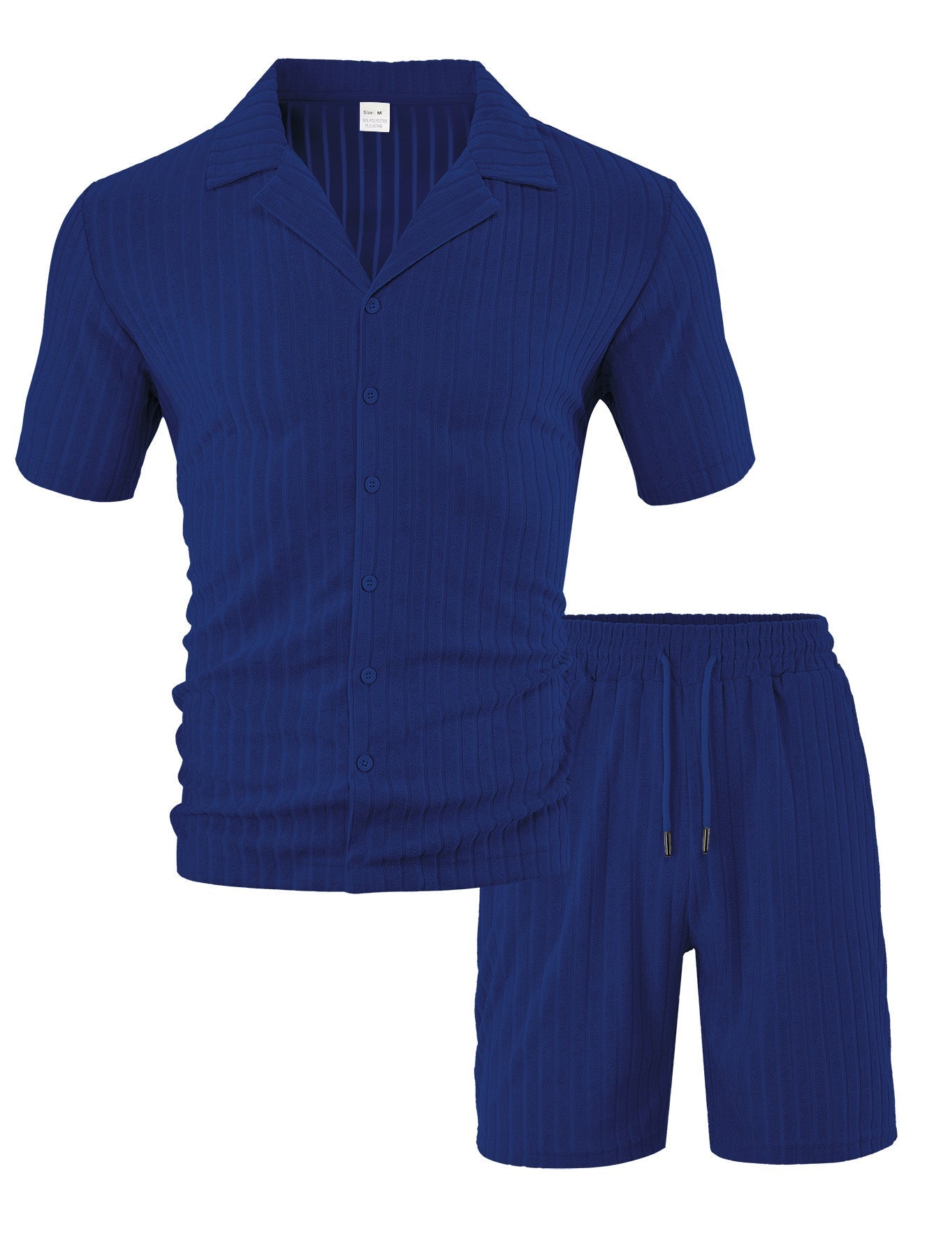 Herren Freizeitset Kurzarm Elastisch Modern
