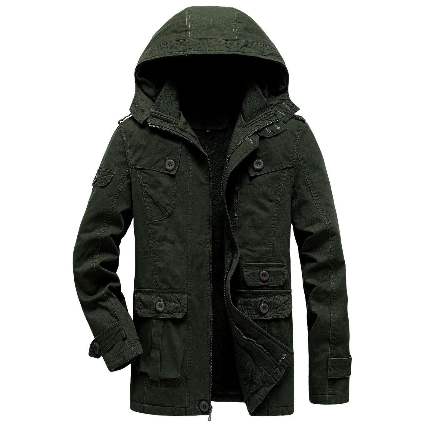 Herren Freizeitjacke Casual Modern Schwarz