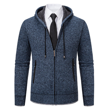 Herren Kapuzenjacke Sportlich Warm Isoliert mit Taschen