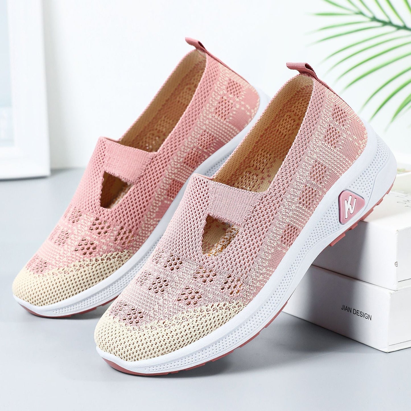 Damen Freizeitschuhe Bequem Atmungsaktiv von Heidi Mode