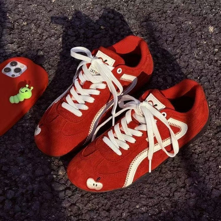 Damen Sneaker Sportlich Trendig mit Applikationen - BerlinGlamour