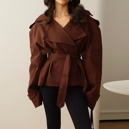Damen Überwurfjacke Modern Lässig Trendy