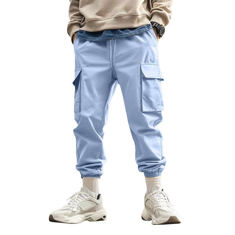 Herren Cargo-Hose Praktisch Mit Verstellbarem Bund