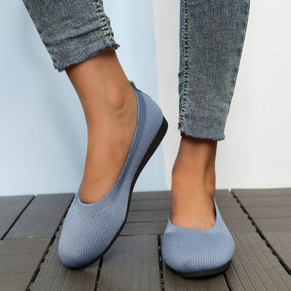 Damen Bequeme Slip-On Ballerinas BerlinGlamour → Bequeme Damen Ballerinas Slip-On Schuhe Elegant - BerlinGlamour