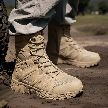 Herren Stiefel Tactical robust Knöchelhoch Schutzschuhe