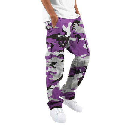 Herren Camo Cargo-Hose mit praktischen Taschen - BerlinGlamour