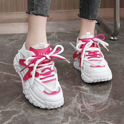 Damen Sneaker Chunky Trendy atmungsaktiv Komfort