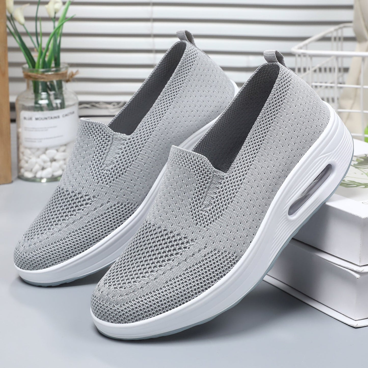 Damen Sneaker Bequem Luftig Mit Weichem Innenfutter