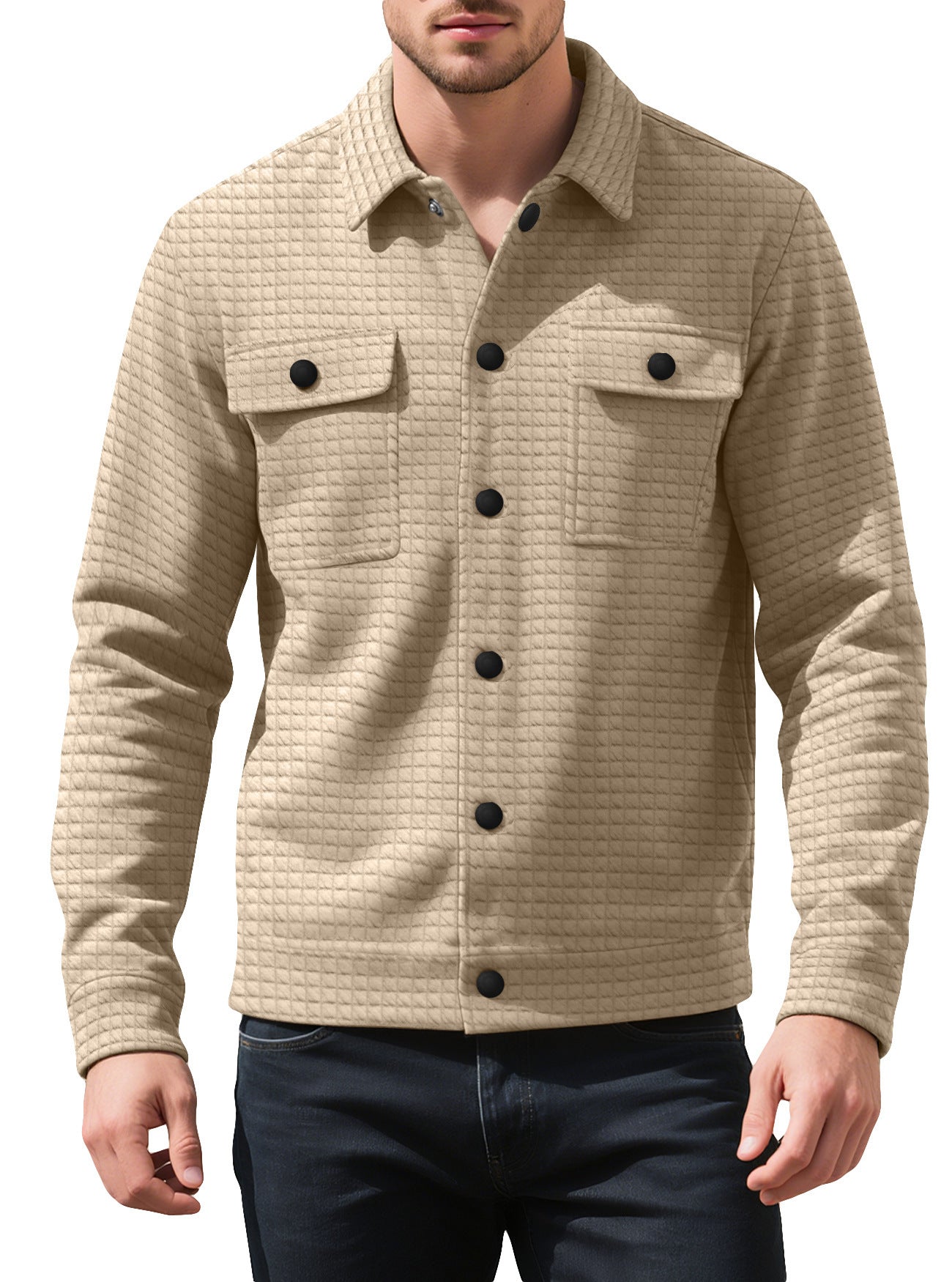 Herren Outdoor-Jacke Funktionell Wasserdicht