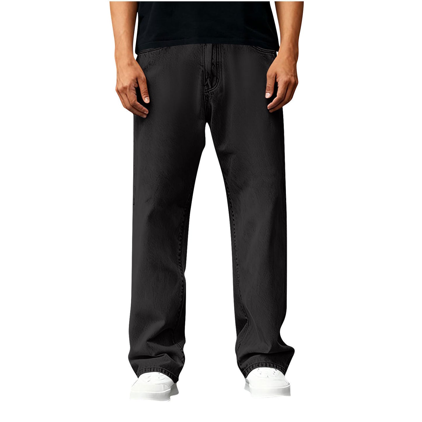 Herren Jeans Weite Bein mit vielen Taschen