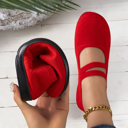 Damen Ballerinas Flexibel Atmungsaktiv Faltbar
