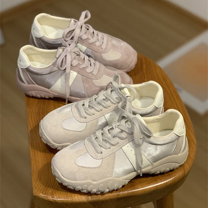 Damen Sneaker Weich Wildleder Bequem Laufschuhe - BerlinGlamour