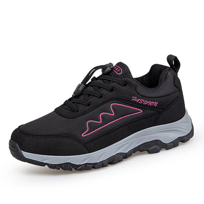 Damen Sportliche Laufschuhe Rutschfest Elastisch Schnellverschluss