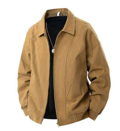 Herren Übergangsjacke Lässig Modern mit Stehkragen und Taschen