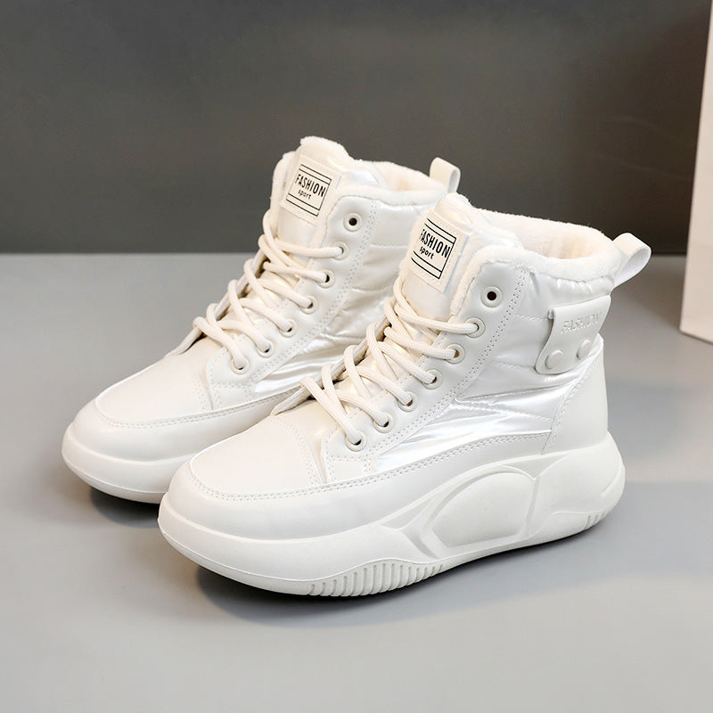 Damen Winter Sneaker Warm Rutschfest Sneakers Frauen