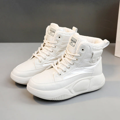 Damen Winter Sneaker Warm Rutschfest Sneakers Frauen