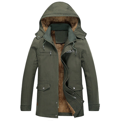 Herren Outdoor Jacke Warm Isoliert Modern