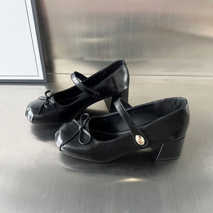 Damen Ballerinas Elegante Riemen Schleifen Schuhe