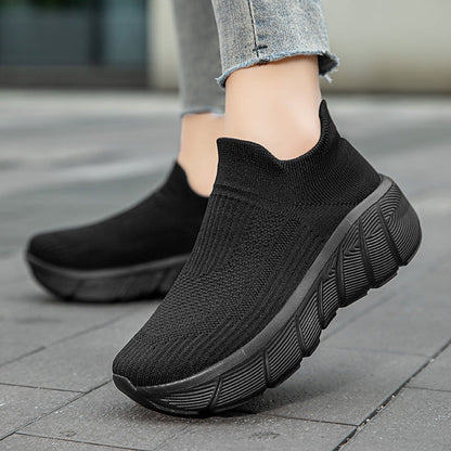 Damen Sneaker Bequem Elastisch Sportlich Schuhe - BerlinGlamour