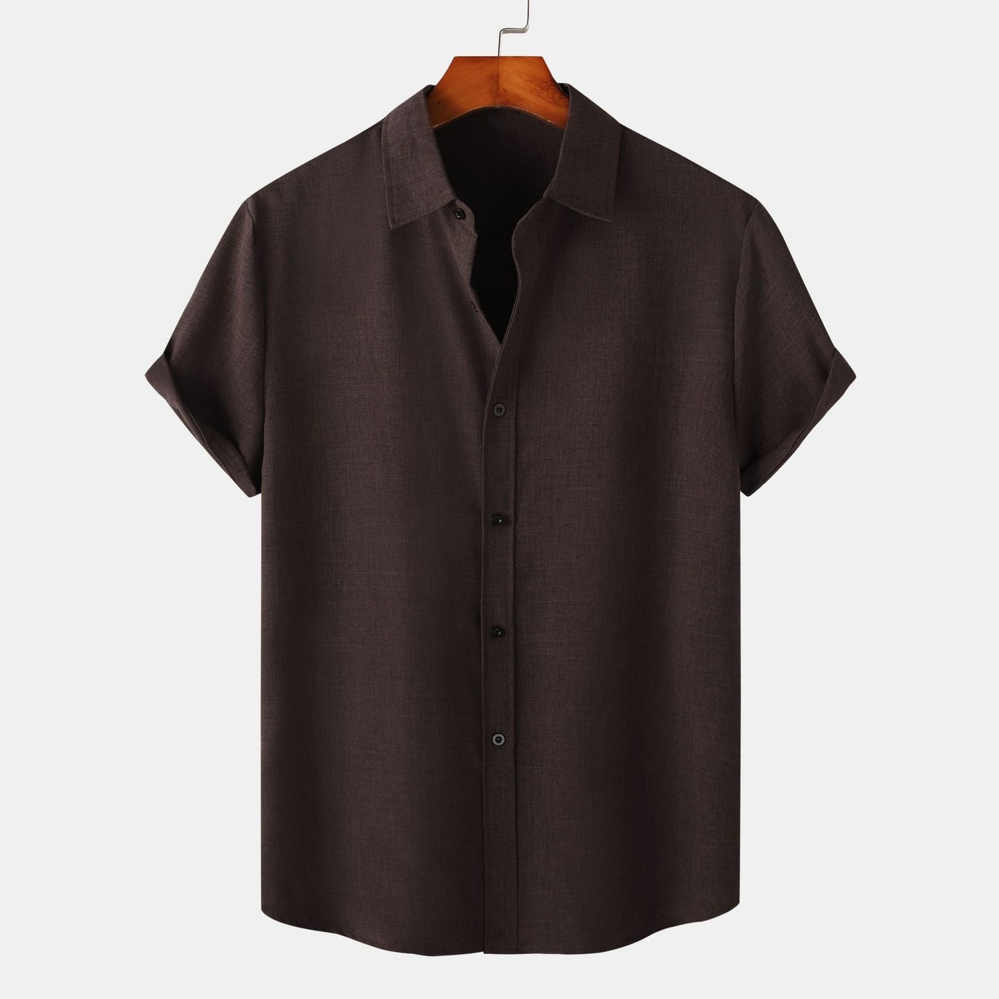 Herren Kurzarmhemd Atmungsaktiv Komfortabel Elegantes Design