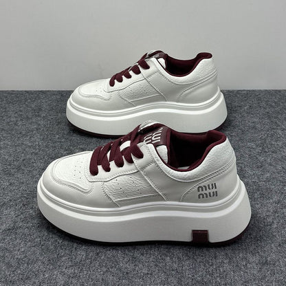 Damen Plateau Sneaker Bequem Mit Innovativem Design