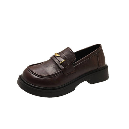 Damen Mokassins Schuhe Modisch Gold Dekor Rutschfest