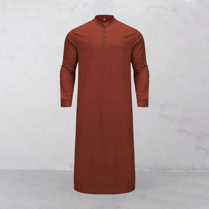 Herren Kaftan Langarm Modern mit Knöpfen - BerlinGlamour
