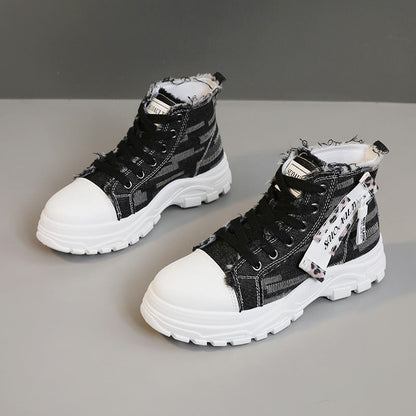 Damen Sneaker Trendig Designer Schuhe Modisch Mit Plakette