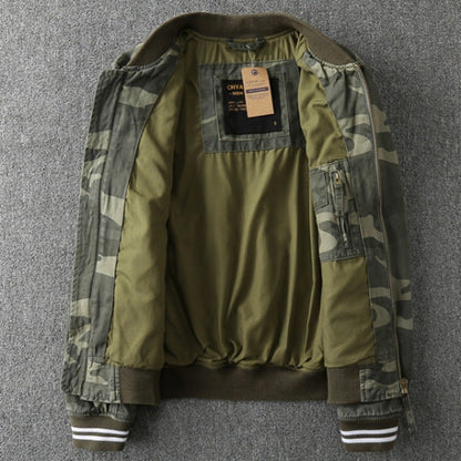 Herren Bomberjacke Camouflage Militärstyle Modern