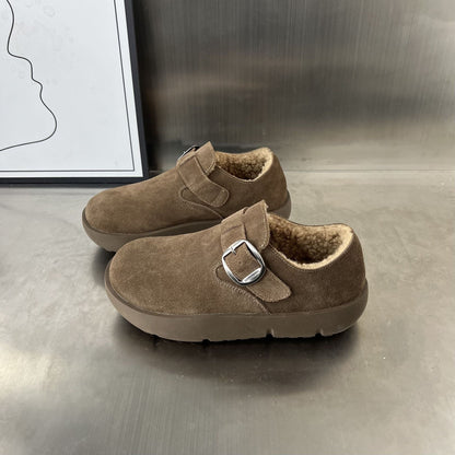 Damen Clogs Weich Bequem mit Schnallenverschluss Modisch