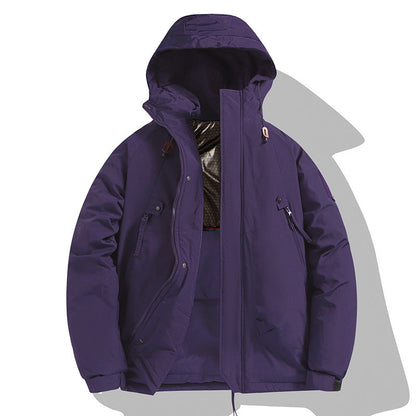 Herren Funktionsjacke Wasserdicht mit Kapuze Isolierung