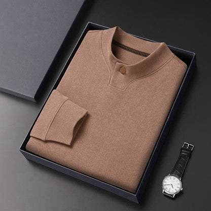 Herren Poloshirt Elegantes Design Stehkragen Modern