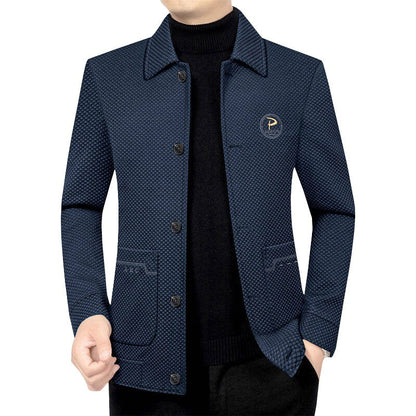 Herren Freizeitjacke Mit Nieten Modern