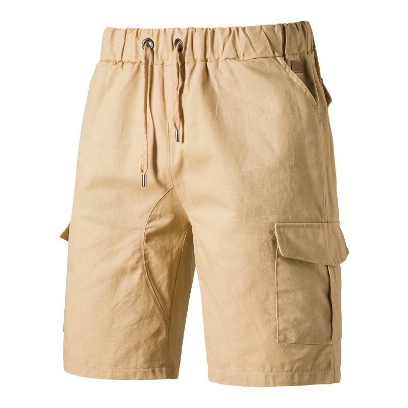 Herren Cargo Shorts Bequem Elastisch mit Taschen